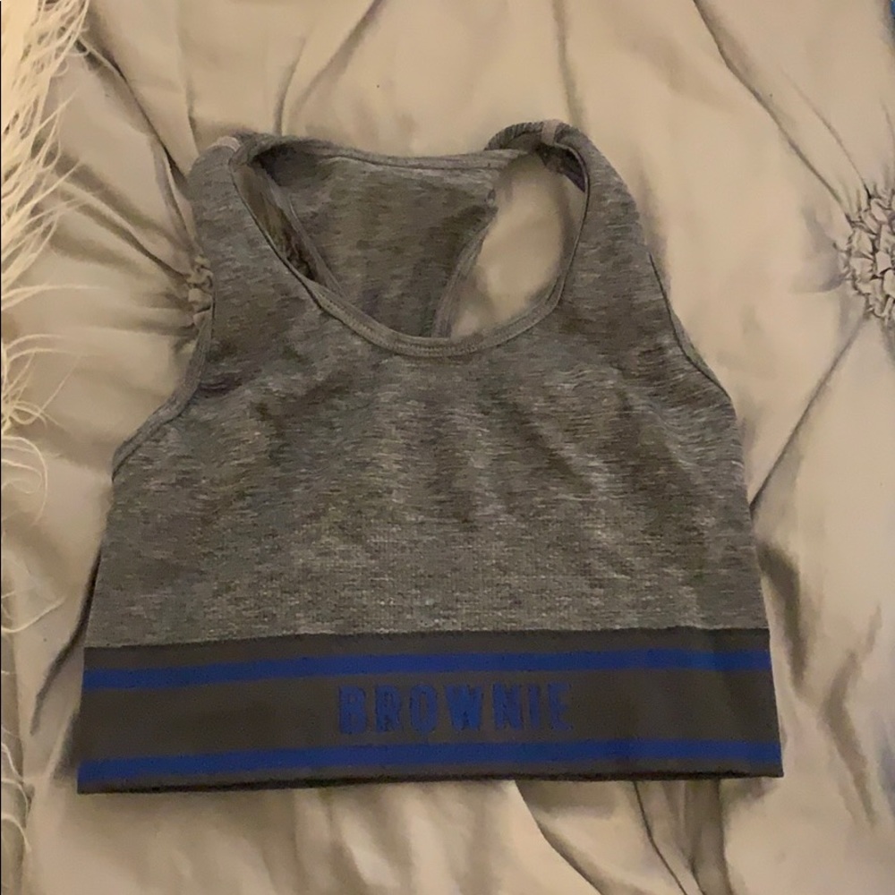 Never used grey sports bra from Spanish boutique